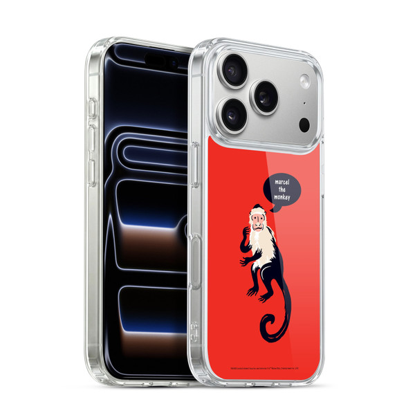 Friends TV Show Iconic Marcel The Monkey Soft Gel Case for Apple iPhone 17 Pro