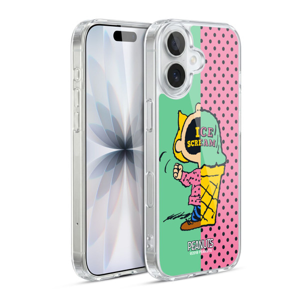 Peanuts Halfs And Laughs Sally Ice Cream Soft Gel Case for Apple iPhone 17