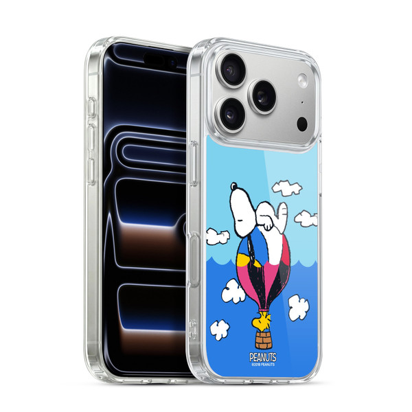 Peanuts Halfs And Laughs Snoopy & Woodstock Balloon Soft Gel Case for Apple iPhone 17 Pro