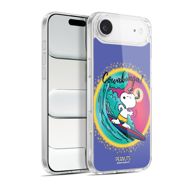 Peanuts Snoopy Boardwalk Airbrush Cowabunga Surf Soft Gel Case for Apple iPhone 17 Air