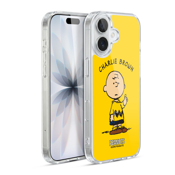 Peanuts Characters Charlie Brown Soft Gel Case for Apple iPhone 17