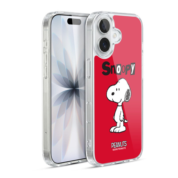 Peanuts Characters Snoopy Soft Gel Case for Apple iPhone 17
