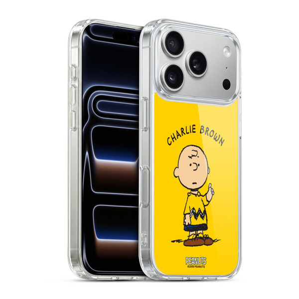 Peanuts Characters Charlie Brown Soft Gel Case for Apple iPhone 17 Pro