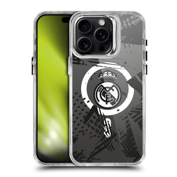 Real Madrid CF Logo Icon Urban SHOCKPROOF BUMPER CASE COMPATIBLE WITH  & MAGSAFE Apple iPhone 15 Pro Max