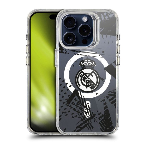 Real Madrid CF Logo Icon Urban SHOCKPROOF BUMPER CASE COMPATIBLE WITH  & MAGSAFE Apple iPhone 15 Pro