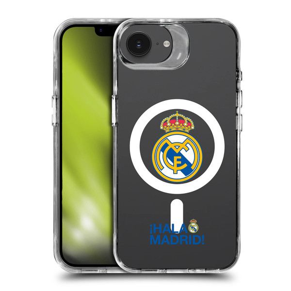 Real Madrid CF Logo Icon Hala Madrid SHOCKPROOF BUMPER CASE COMPATIBLE WITH Apple iPhone 16e / Apple iPhone 17e & MAGSAFE
