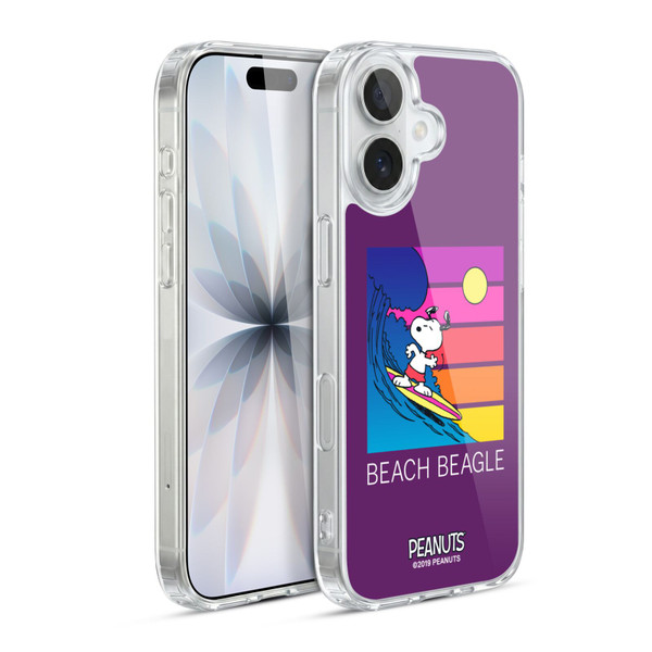 Peanuts Snoopy Aloha Disco Beach Beagle Soft Gel Case for Apple iPhone 17