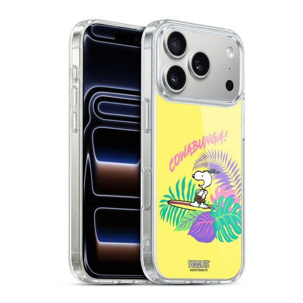 Peanuts Snoopy Aloha Disco Cowabunga! Soft Gel Case for Apple iPhone 17 Pro