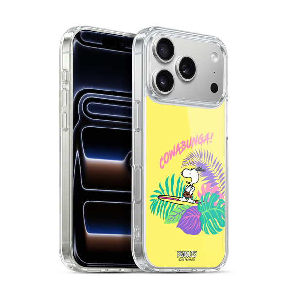 Peanuts Snoopy Aloha Disco Cowabunga! Soft Gel Case for Apple iPhone 17 Pro