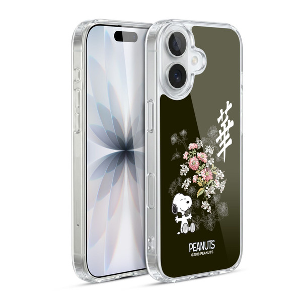 Peanuts Oriental Snoopy Floral Soft Gel Case for Apple iPhone 17