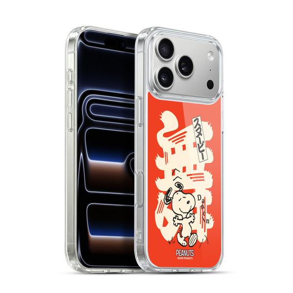 Peanuts Oriental Snoopy Dancing Soft Gel Case for Apple iPhone 17 Pro Max