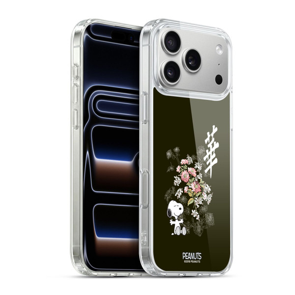 Peanuts Oriental Snoopy Floral Soft Gel Case for Apple iPhone 17 Pro Max