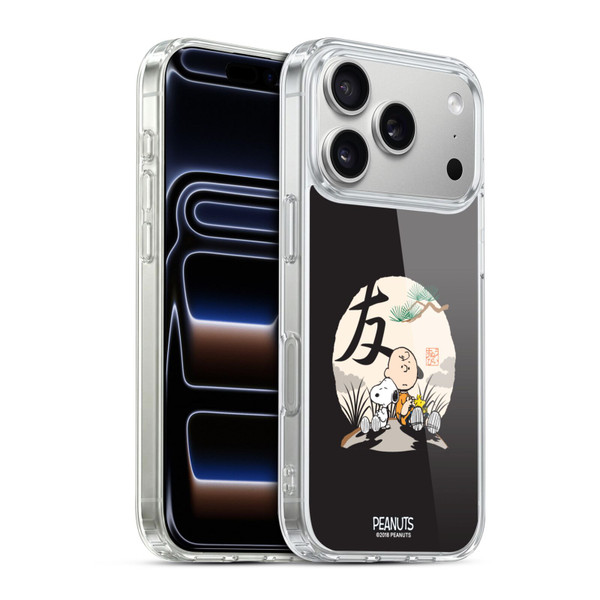 Peanuts Oriental Snoopy Charlie Brown Soft Gel Case for Apple iPhone 17 Pro