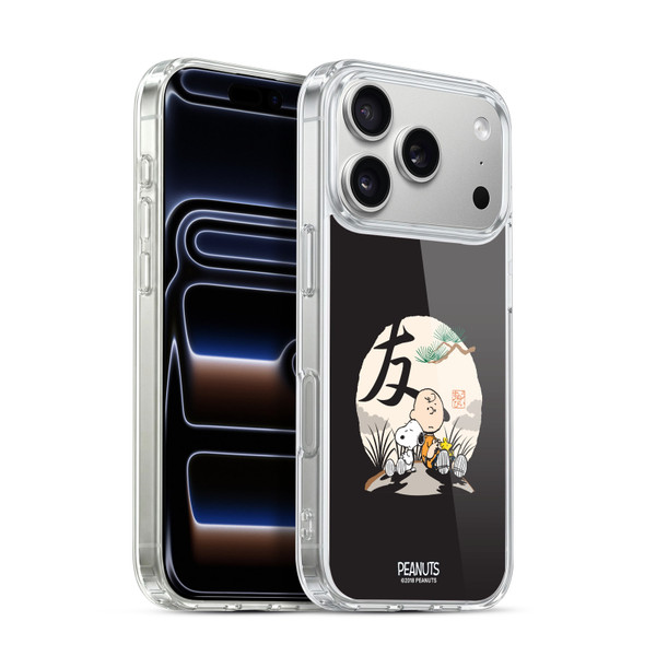Peanuts Oriental Snoopy Charlie Brown Soft Gel Case for Apple iPhone 17 Pro