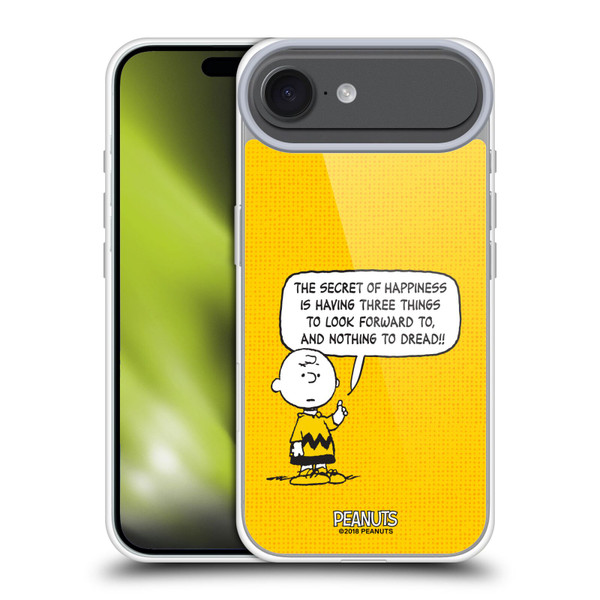 Peanuts Charlie Brown Happiness Soft Gel Case for Apple iPhone 17 Air