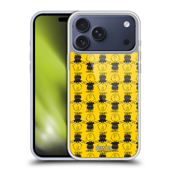 Peanuts Charlie Brown Patterns 2 Soft Gel Case for Apple iPhone 17 Pro Max