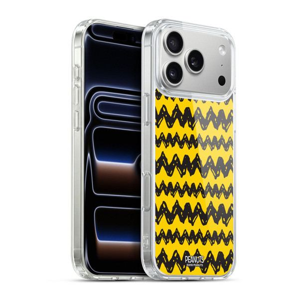 Peanuts Charlie Brown Patterns Soft Gel Case for Apple iPhone 17 Pro Max
