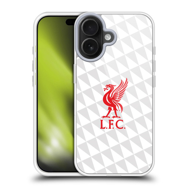 Liverpool Football Club Liver Bird Red On White Kit Soft Gel Case for Apple iPhone 17 Liverpool Football Club Liver Bird Red On White Kit Soft Gel Case for Apple iPhone 17