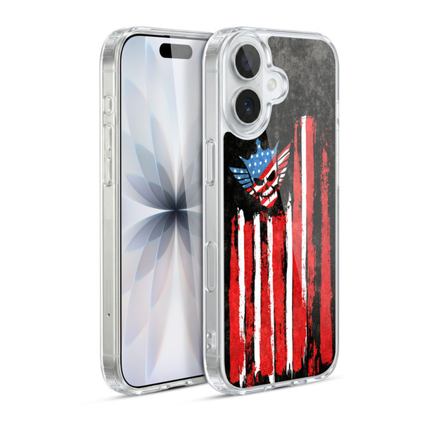 WWE Cody Rhodes Superstar Flag Soft Gel Case for Apple iPhone 17
