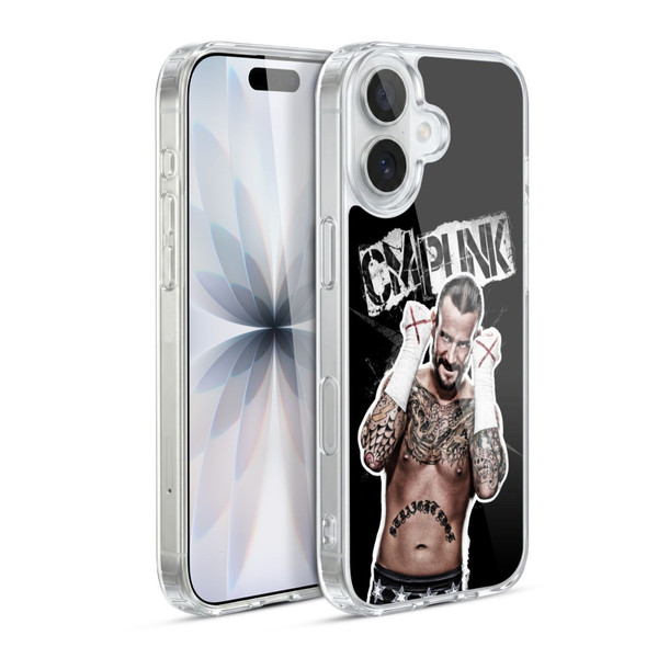 WWE CM Punk Graphics Soft Gel Case for Apple iPhone 17
