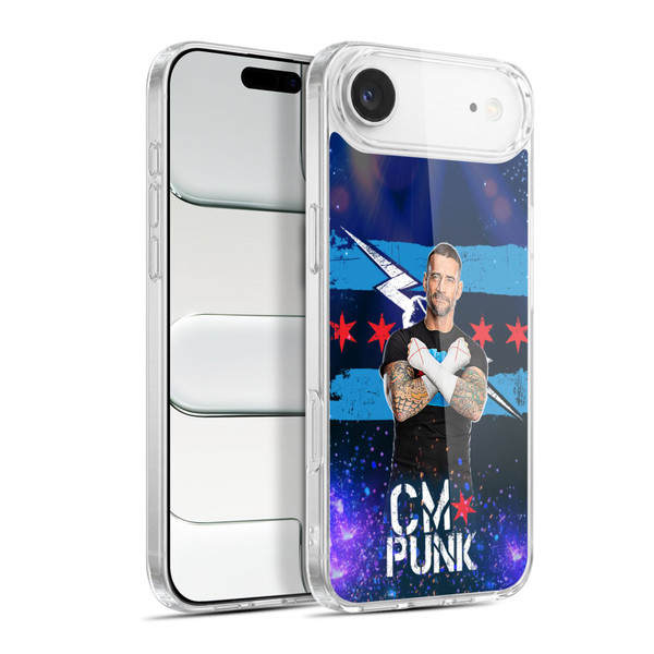 WWE CM Punk Portrait Soft Gel Case for Apple iPhone 17 Air