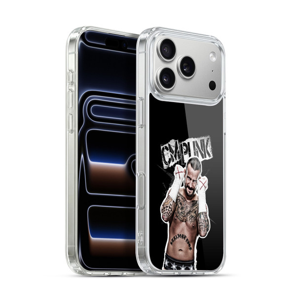 WWE CM Punk Graphics Soft Gel Case for Apple iPhone 17 Pro Max