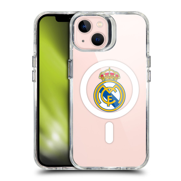 Real Madrid CF Logo Icon Crest SHOCKPROOF BUMPER CASE COMPATIBLE WITH  & MAGSAFE Apple iPhone 13