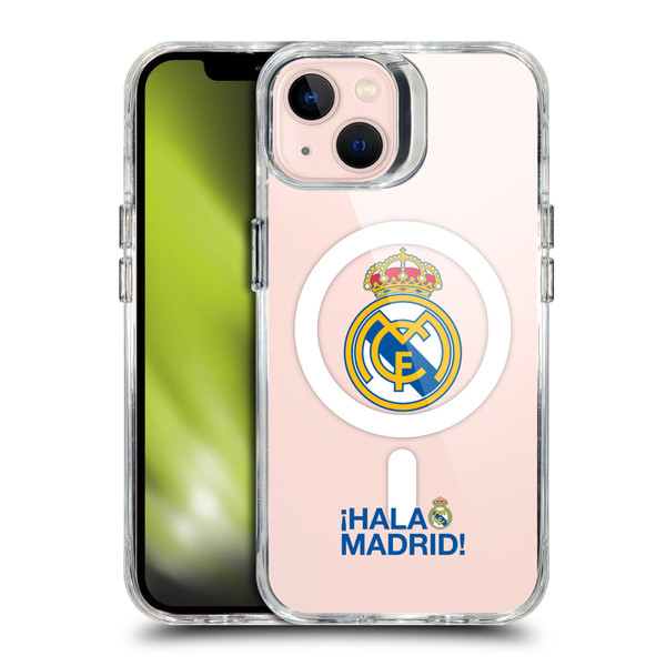 Real Madrid CF Logo Icon Hala Madrid SHOCKPROOF BUMPER CASE COMPATIBLE WITH  & MAGSAFE Apple iPhone 13
