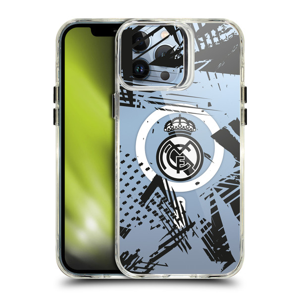 Real Madrid CF Logo Icon Urban SHOCKPROOF BUMPER CASE COMPATIBLE WITH  & MAGSAFE Apple iPhone 13 Pro Max