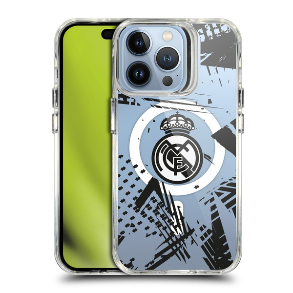 Real Madrid CF Logo Icon Urban SHOCKPROOF BUMPER CASE COMPATIBLE WITH  & MAGSAFE Apple iPhone 13 Pro