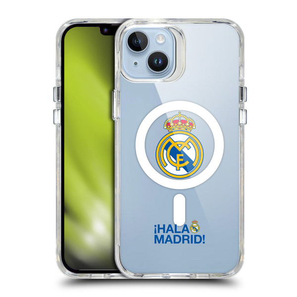 Real Madrid CF Logo Icon Hala Madrid SHOCKPROOF BUMPER CASE COMPATIBLE WITH  & MAGSAFE Apple iPhone 14 Plus