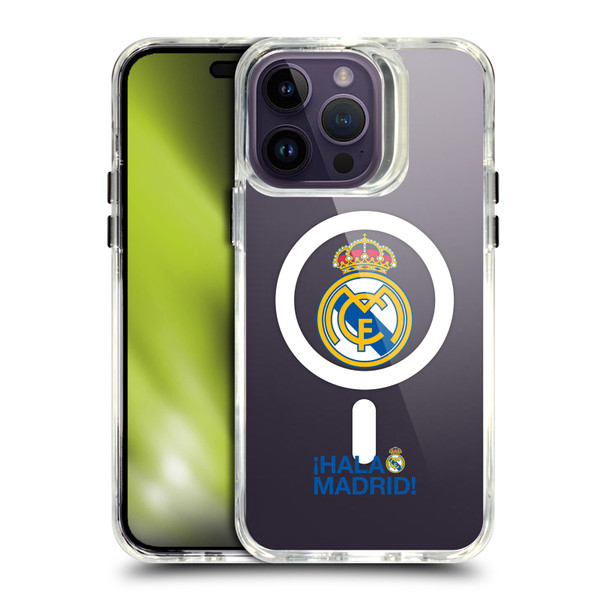 Real Madrid CF Logo Icon Hala Madrid SHOCKPROOF BUMPER CASE COMPATIBLE WITH  & MAGSAFE Apple iPhone 14 Pro Max