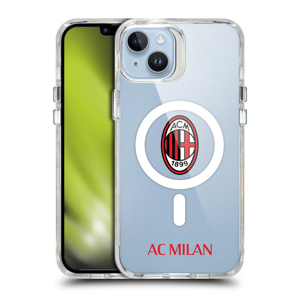 AC Milan Logo Icon Crest Logotype SHOCKPROOF BUMPER CASE COMPATIBLE WITH  & MAGSAFE Apple iPhone 14 Plus