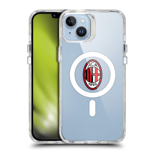 AC Milan Logo Icon Crest SHOCKPROOF BUMPER CASE COMPATIBLE WITH  & MAGSAFE Apple iPhone 14 Plus
