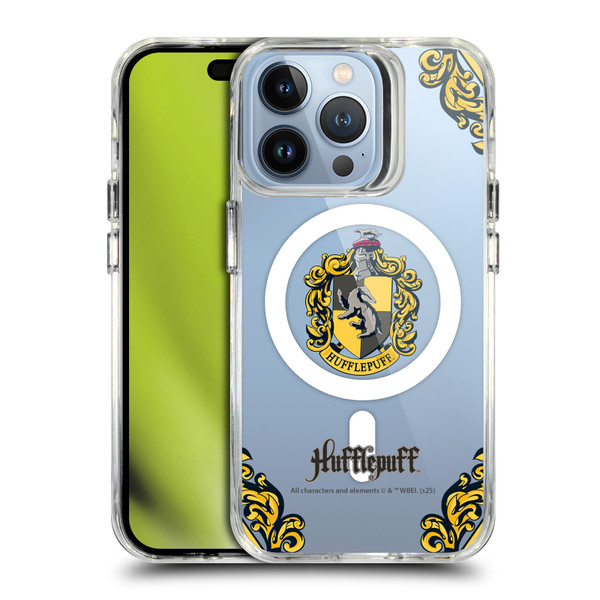 Harry Potter Houses Hufflepuff SHOCKPROOF BUMPER CASE COMPATIBLE WITH Apple iPhone 13 Pro & MAGSAFE