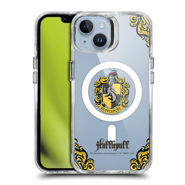 Harry Potter Houses Hufflepuff SHOCKPROOF BUMPER CASE COMPATIBLE WITH Apple iPhone 14 & MAGSAFE