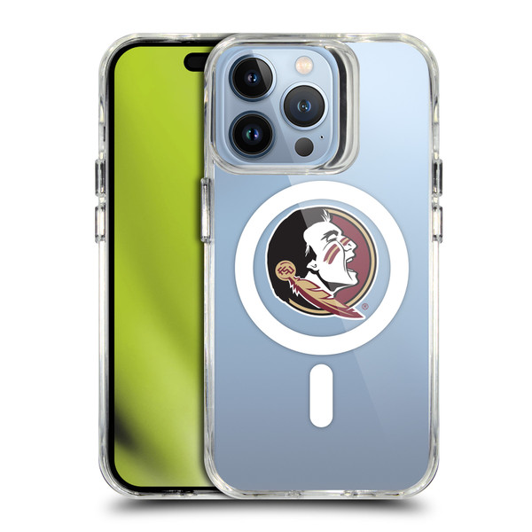 Florida State University FSU Florida State University Logo SHOCKPROOF BUMPER CASE COMPATIBLE WITH Apple iPhone 13 Pro & MAGSAFE