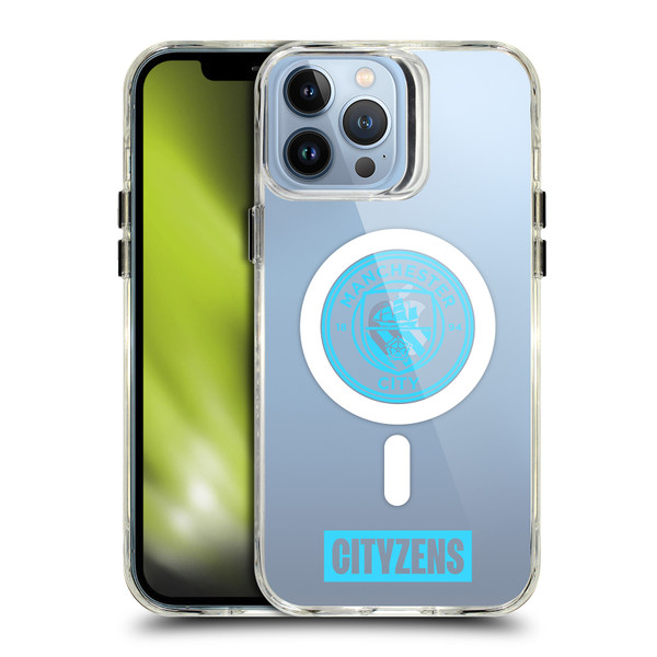 Manchester City Man City FC Logo Icon Cityzens SHOCKPROOF BUMPER CASE COMPATIBLE WITH Apple iPhone 13 Pro Max & MAGSAFE