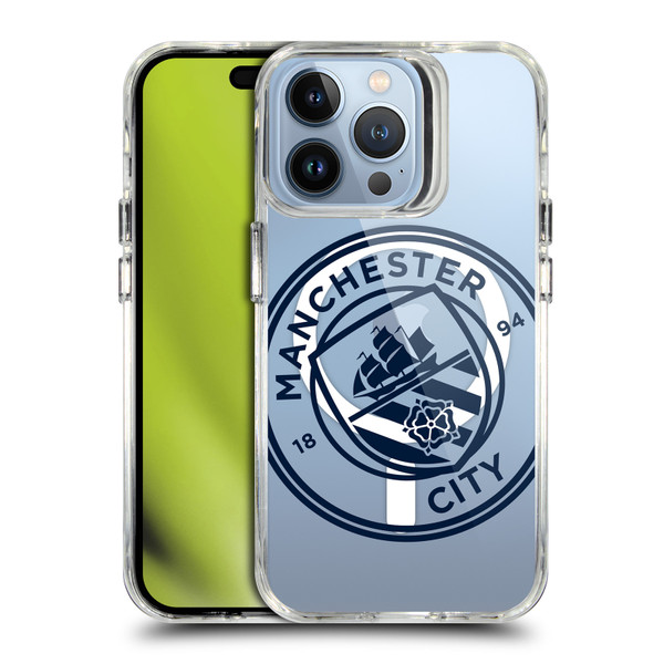 Manchester City Man City FC Logo Icon Oversized SHOCKPROOF BUMPER CASE COMPATIBLE WITH Apple iPhone 13 Pro & MAGSAFE