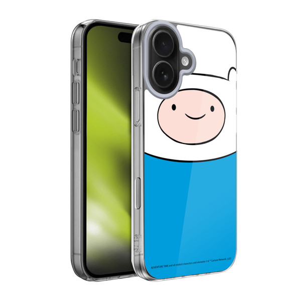Adventure Time Graphics Finn The Human Soft Gel Case for Apple iPhone 17