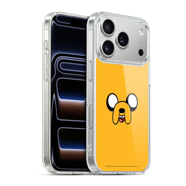 Adventure Time Graphics Jake The Dog Soft Gel Case for Apple iPhone 17 Pro