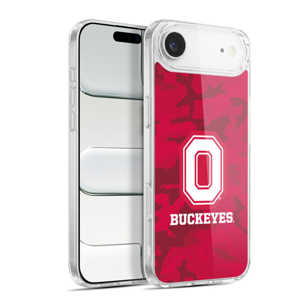 Ohio State University Logo Red Camou Soft Gel Case for Apple iPhone 17 Air