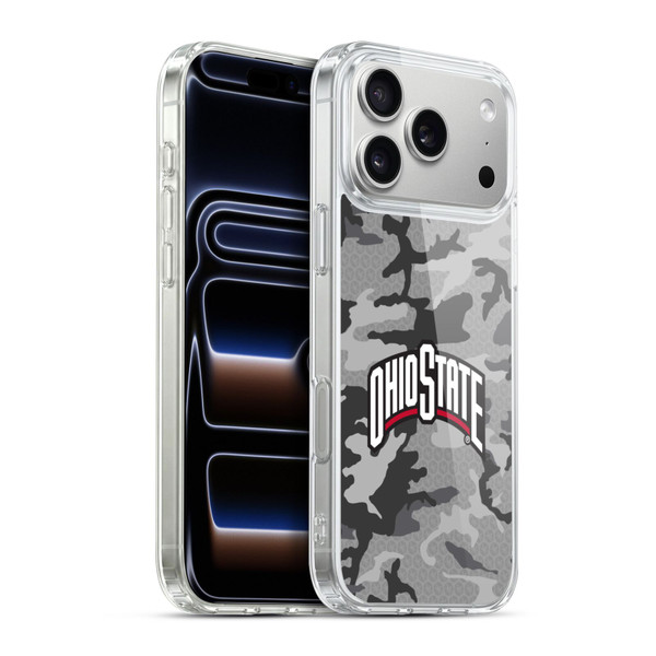 Ohio State University Logo Light Camou Soft Gel Case for Apple iPhone 17 Pro Max