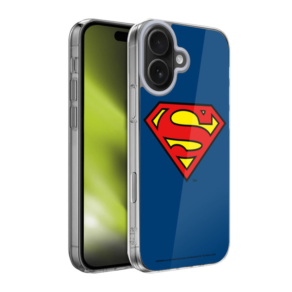 Superman DC Comics Logos Classic Soft Gel Case for Apple iPhone 17