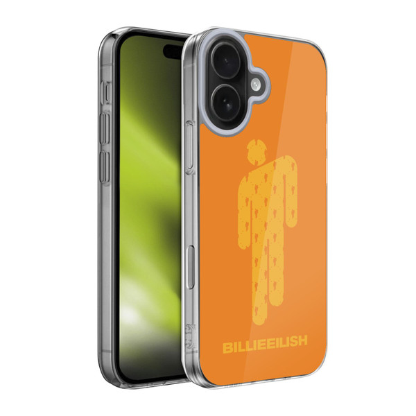 Billie Eilish Key Art Blohsh Orange Soft Gel Case for Apple iPhone 17