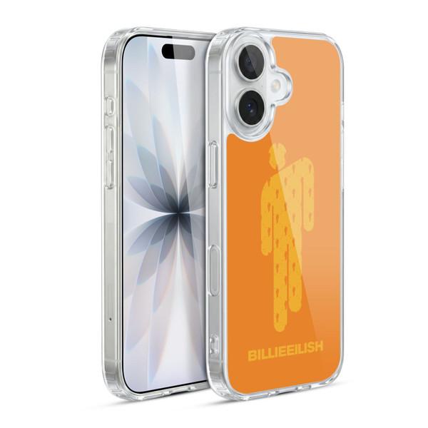 Billie Eilish Key Art Blohsh Orange Soft Gel Case for Apple iPhone 17