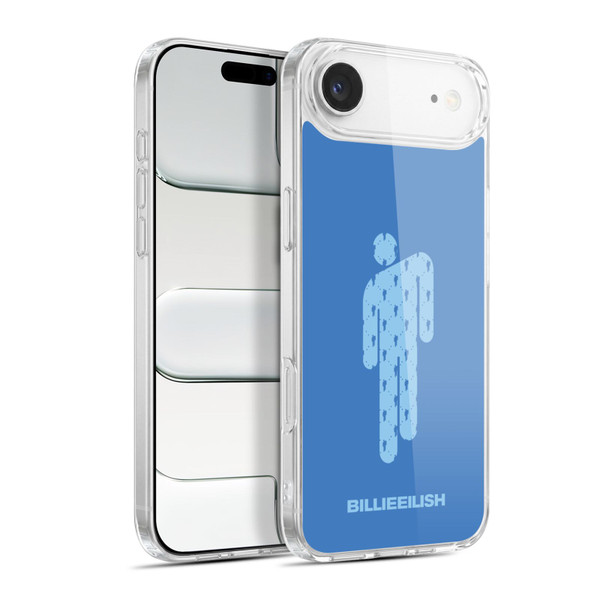 Billie Eilish Key Art Blohsh Blue Soft Gel Case for Apple iPhone 17 Air