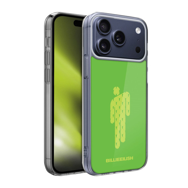 Billie Eilish Key Art Blohsh Green Soft Gel Case for Apple iPhone 17 Pro Max
