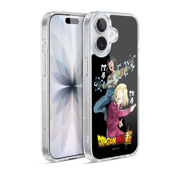 Dragon Ball Super Universe Survival Characters Android 17 & 18 Soft Gel Case for Apple iPhone 17