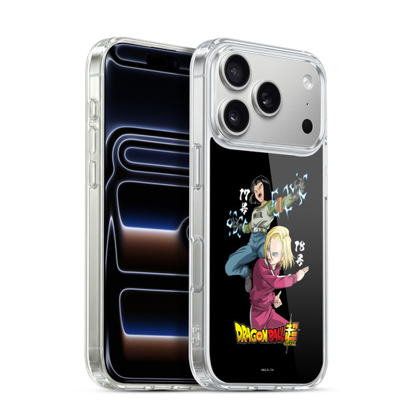 Dragon Ball Super Universe Survival Characters Android 17 & 18 Soft Gel Case for Apple iPhone 17 Pro